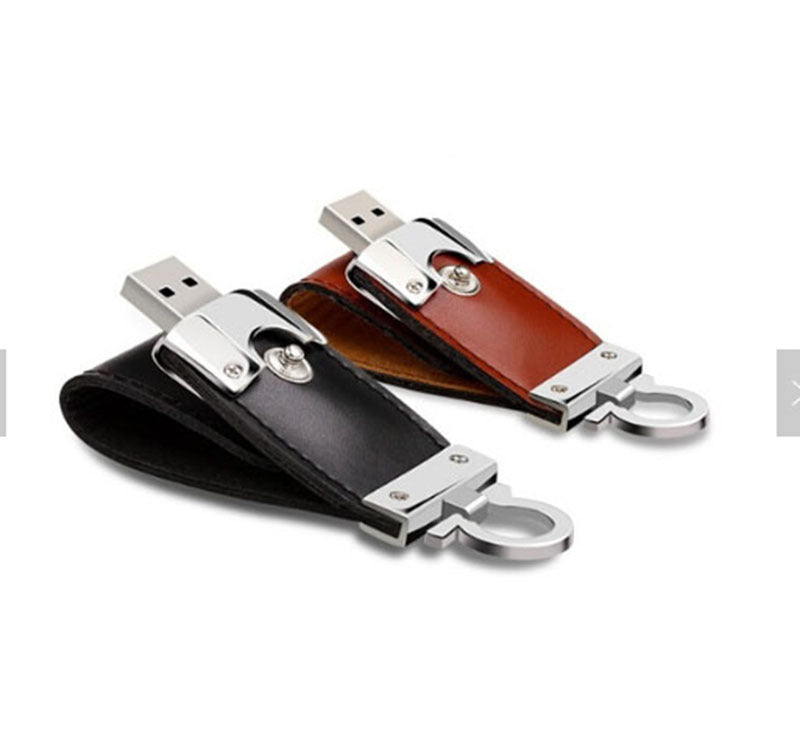 Creative Metallic Leather Usb Flash Drive 4Gb 8Gb 16Gb 32Gb 64Gb 128Gb Memory Media U Disk Hot Sale