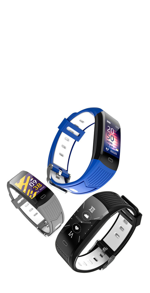 115Plus Smart Bracelet Weather Custom Dial Two-color Strap