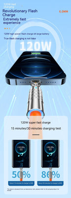 Mobile Game Rotating Elbow Data Super Fast Charge Charging Cable