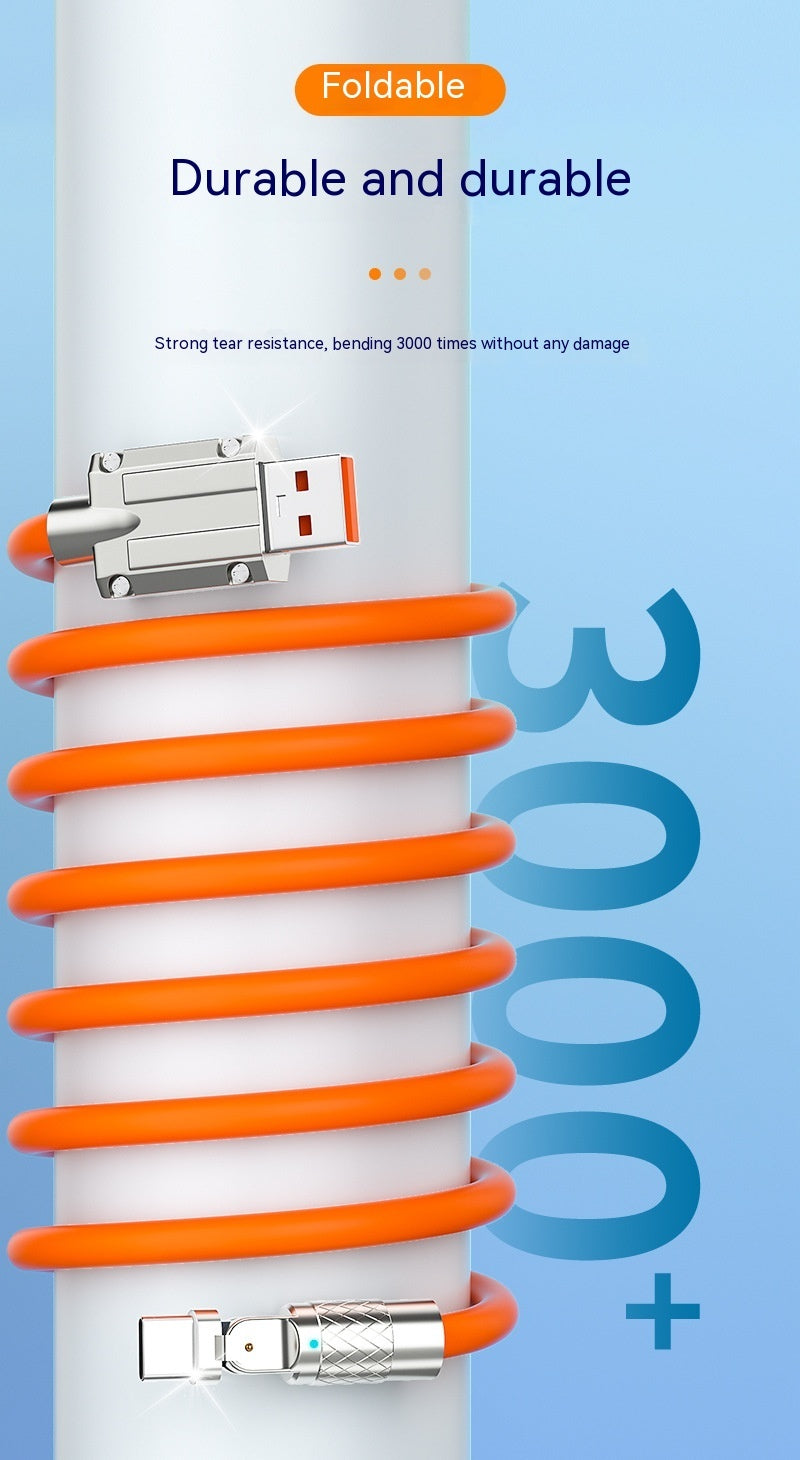 Mobile Game Rotating Elbow Data Super Fast Charge Charging Cable