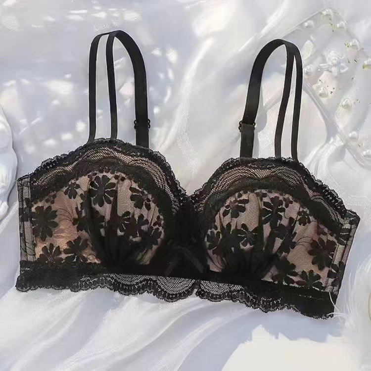 Push Up Underwear Women's Sexy Lace Bra Wireless Bra