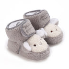0-12 Months Old Male And Female Baby Thickened Non-slip Cartoon Cotton Shoes