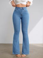 Women's Wild Stretch High Waist Flared Jeans