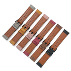 Simple Top Layer Cowhide Smart Watch Strap