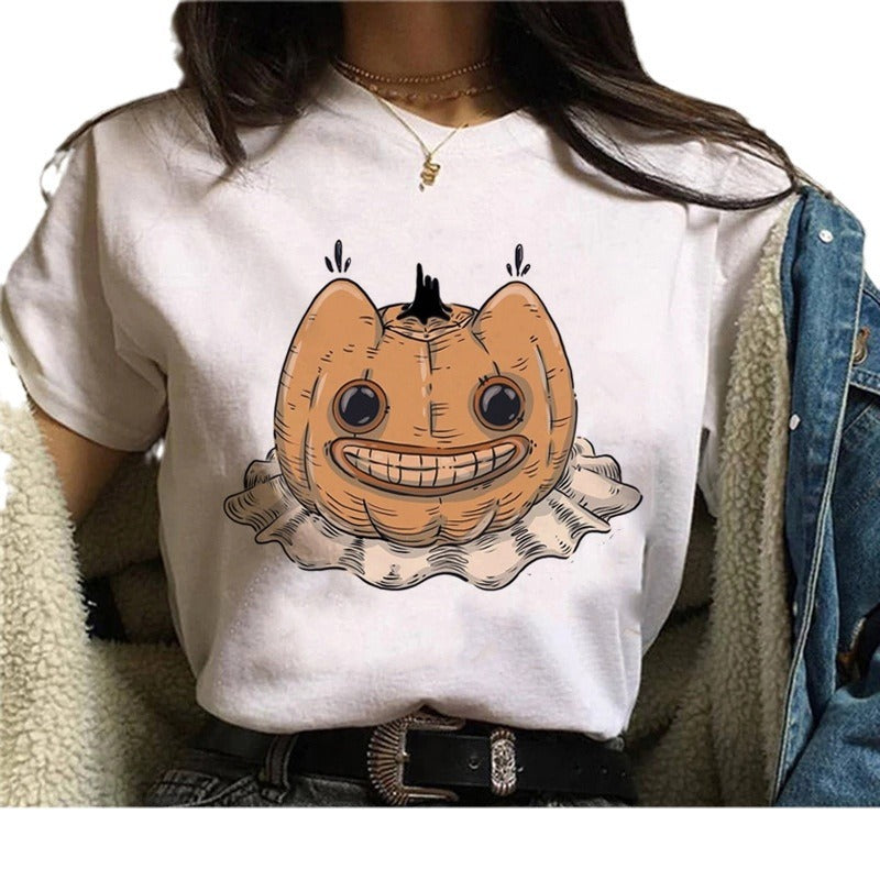 New Top Cute Cartoon Printed Casual T-shirt