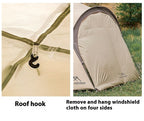 Campsite Dome Canopy Sunshade Ventilation
